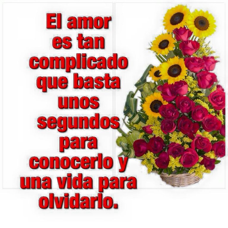 El amor es tan complicado - Frases sobre Amor.